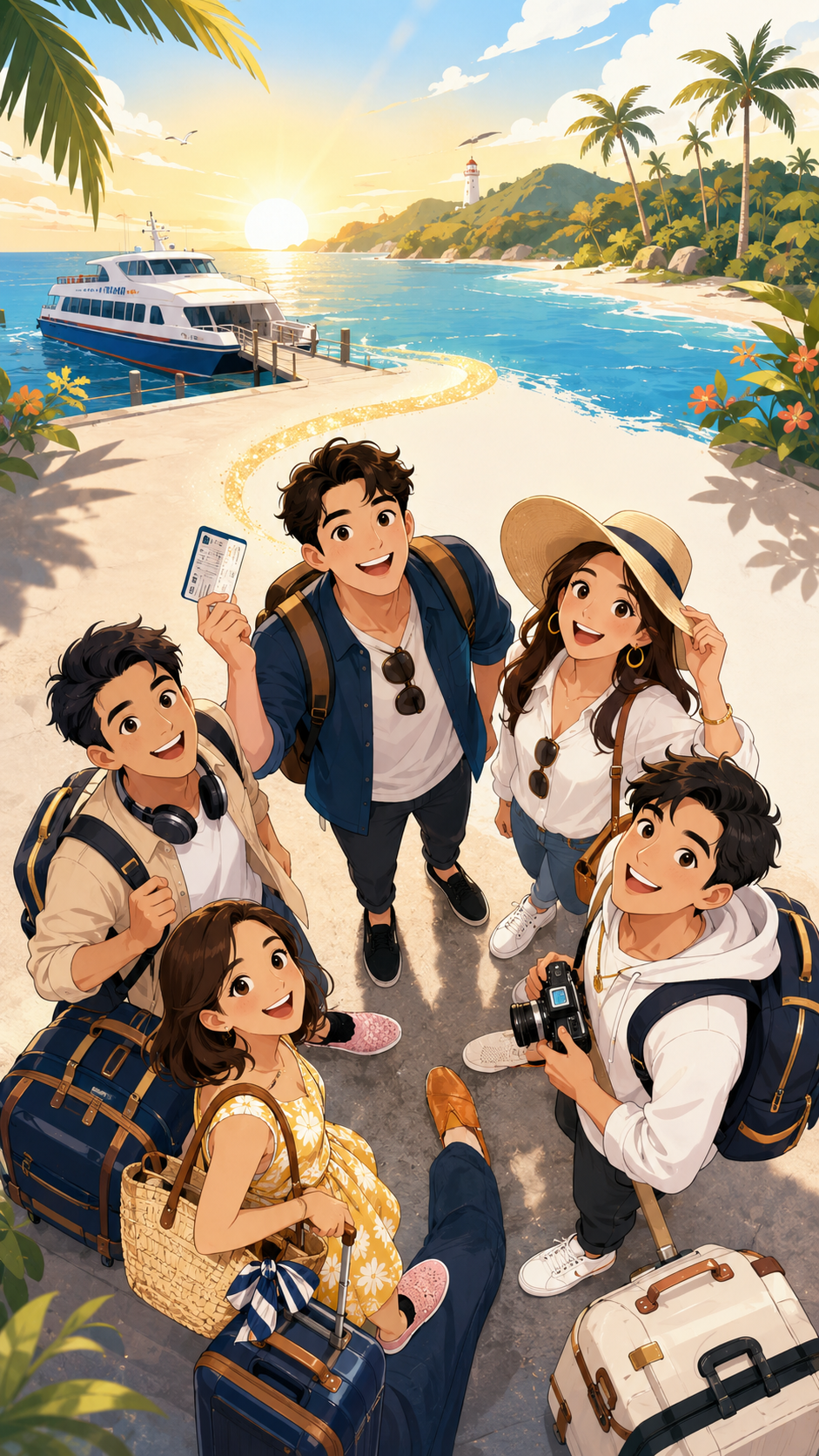 Every journey begins with excitement, but the most beautiful part is the memories we create together.而最珍贵的，是我们一起创造的美好回忆。